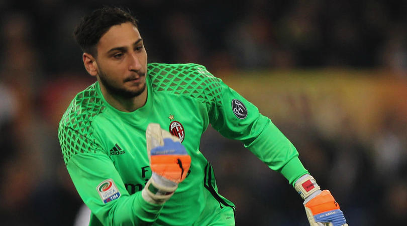 AC Milan goalkeer Gianluigi Donnarumma