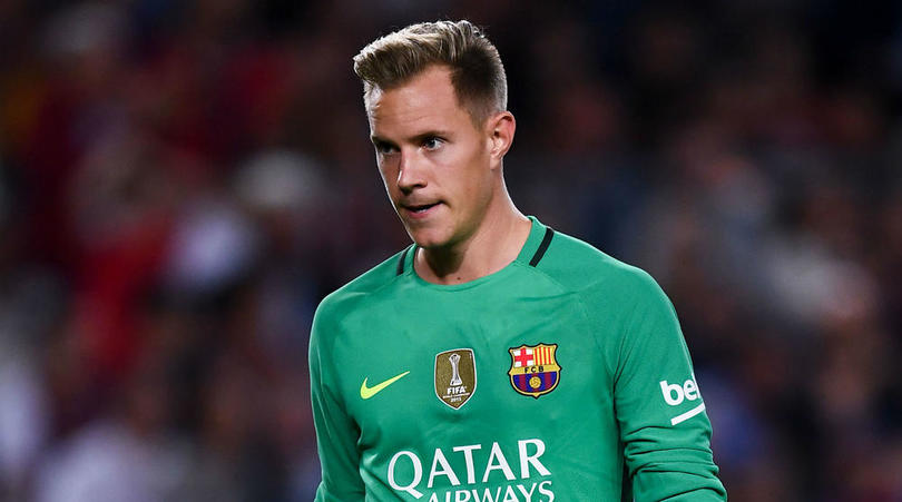 Barcelona goalkeeper Marc-Andre Ter Stegen