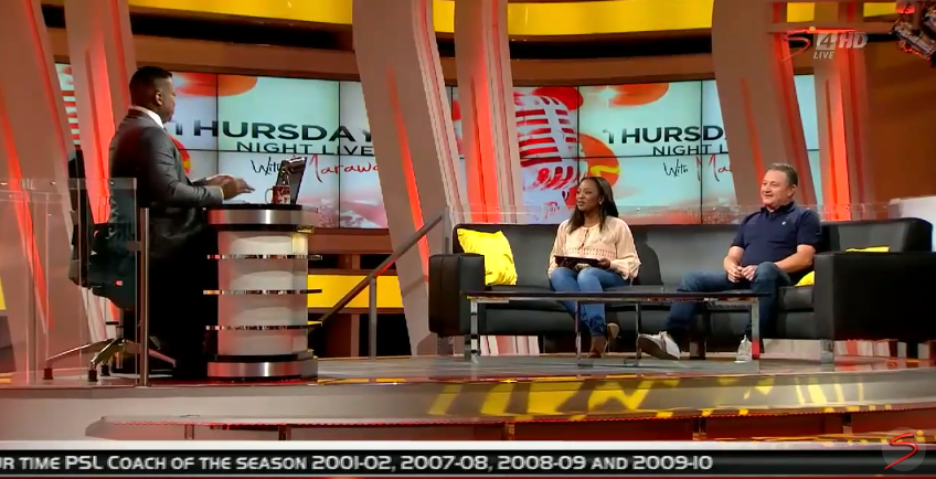 Wits coach Gavin Hunt on TNL with Robert Marawa