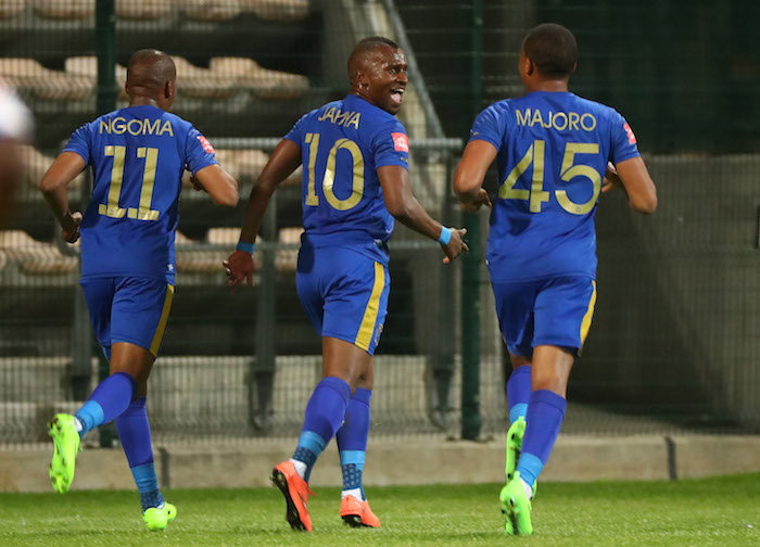 Cape Town City trio Aubrey Ngoma, Bhongolwethu Jayiya and Lehlohonolo Majoro