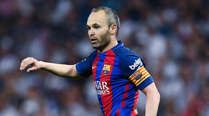 Barcelona's Andres Iniesta