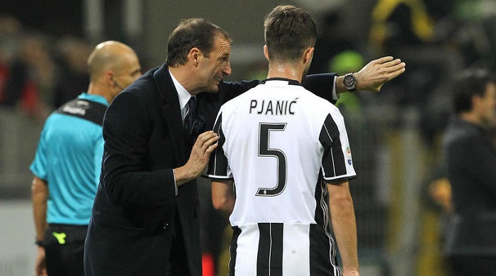 Juventus Pjanic and Allegri