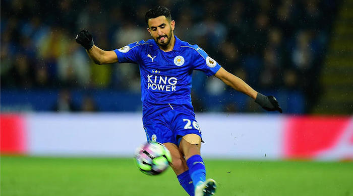 Leicester City star Riyad Mahrez