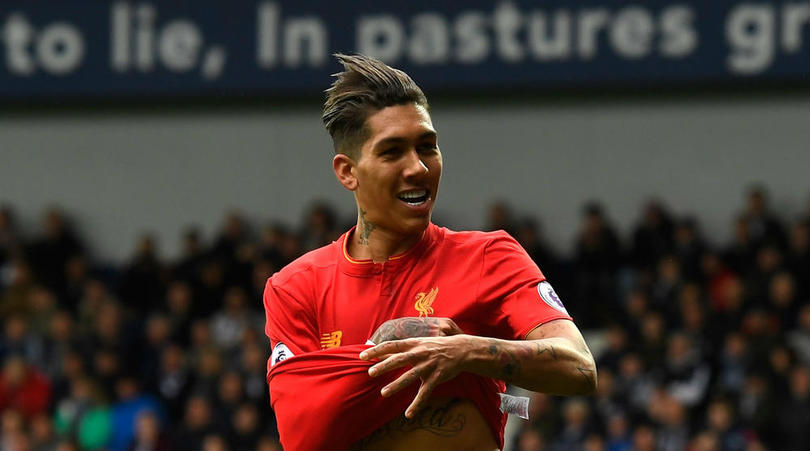 Liverpool midfielder Roberto Firmino