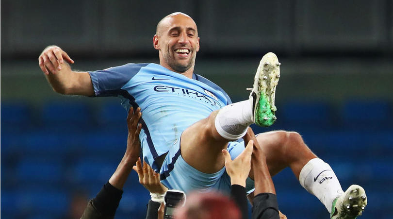 Manchester City right back Pablo Zabaleta