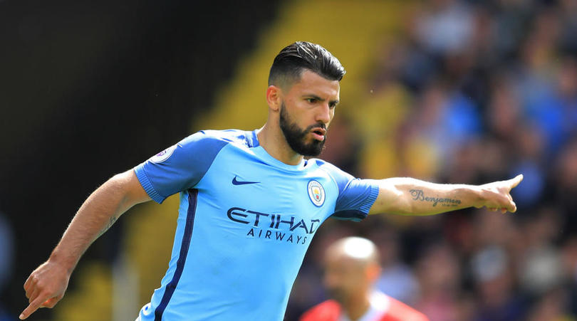 Manchester City striker Sergio Aguero