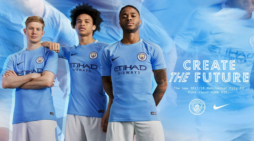 Manchester City's home kit for 2017:18