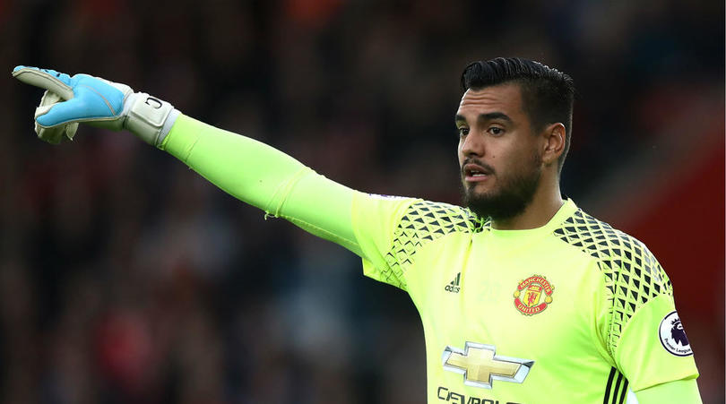 Manchester United goalkeeper Sergio Romero