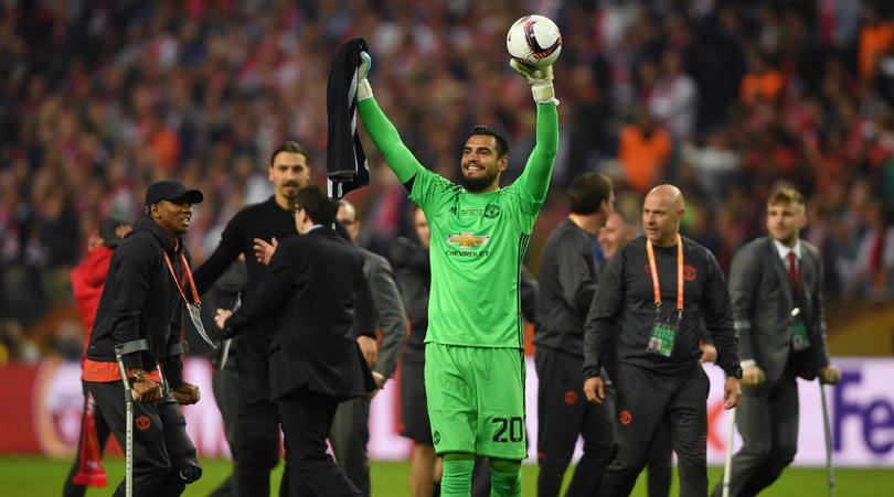 Manchester United goalkeeper Sergio Romero