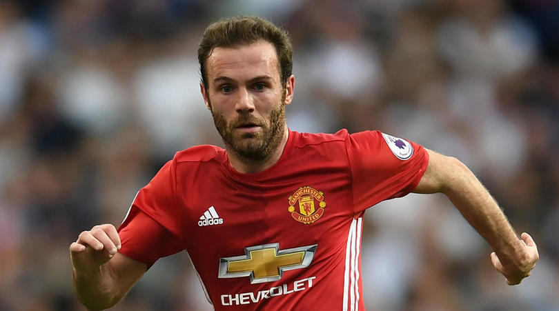 Manchester United midfielder Juan Mata