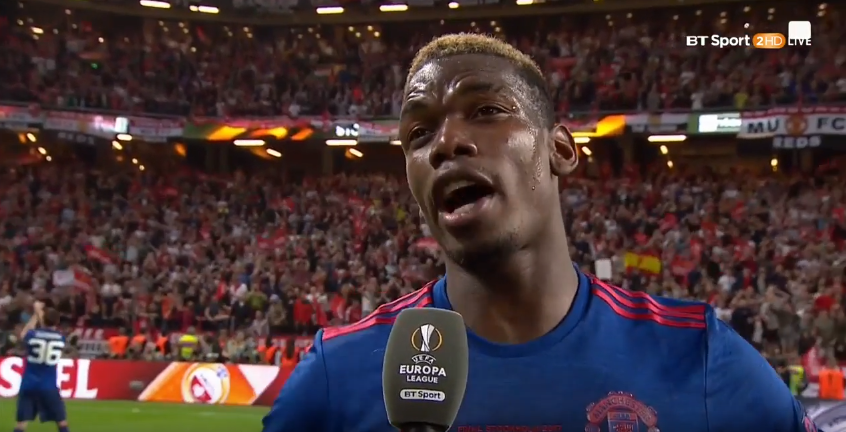 Paul Pogba post match interview