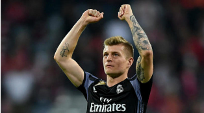 Real Madrid midfielder Toni Kroos