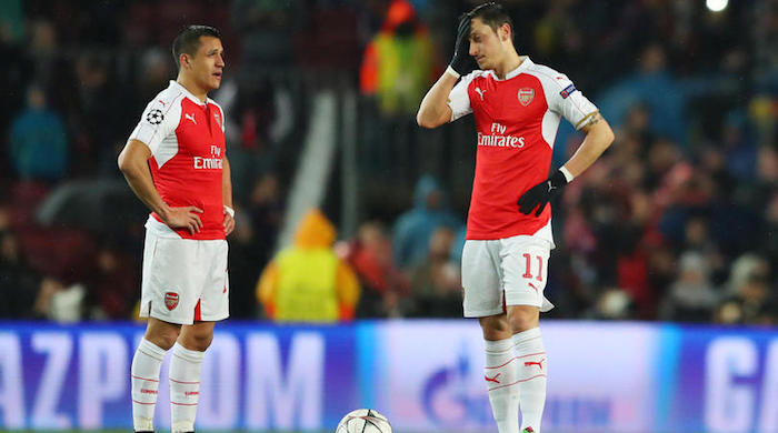 Arsenal duo Mesut Ozil and Alexis Sanchez