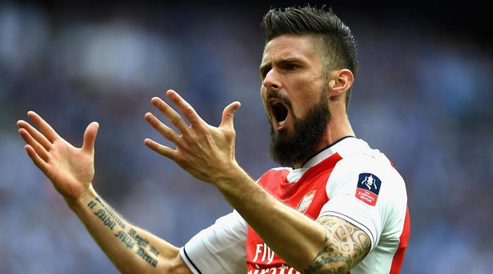 Arsenal forward Olivier Giroud