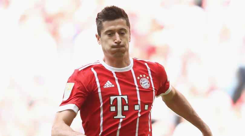 Bayern Munich striker Robert Lewandowski