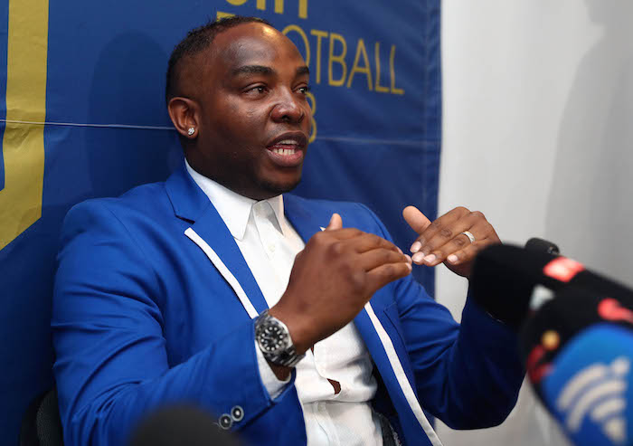 Cape Town City coach Benni McCarthy