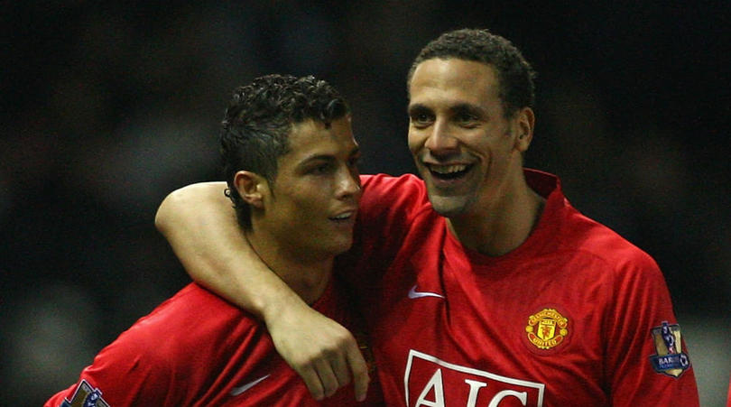 Cristiano Ronaldo and Rio Ferdinand