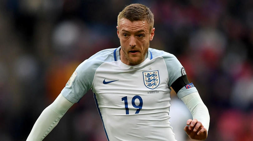 England striker Jamie Vardy