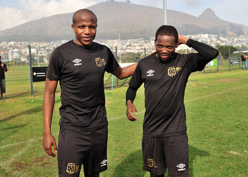 Lebogang Manyama and Aubrey Ngoma