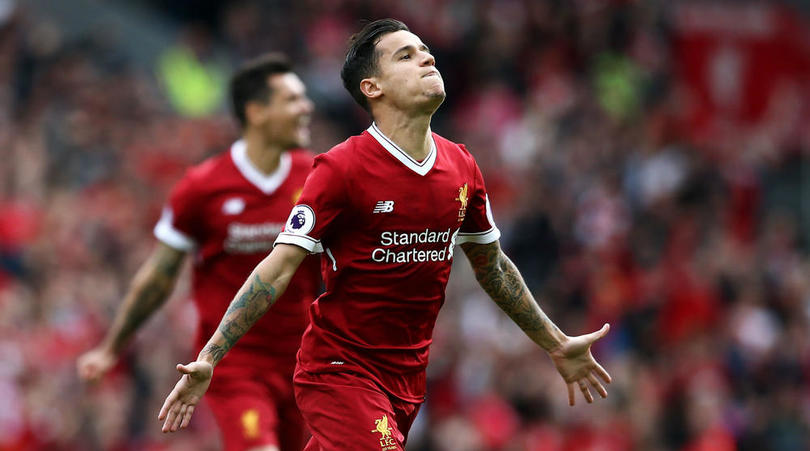 Liverpool midfielder Philippe Coutinho