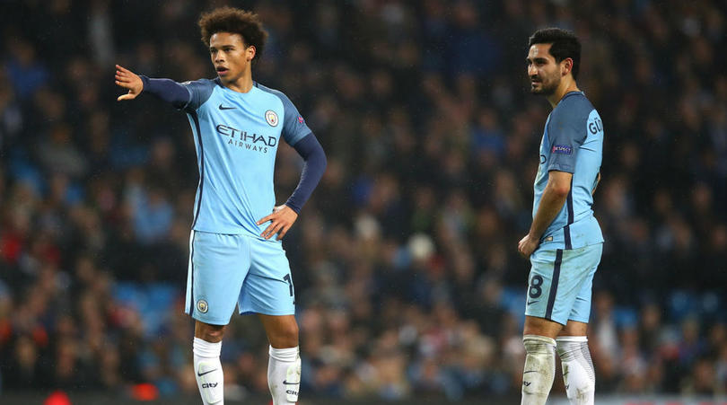 Manchester City duo Leroy Sane and Ilkay Gundogan