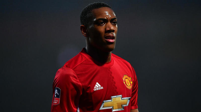 Manchester United striker Anthony Martial