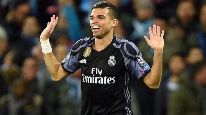 Real Madrid defender Pepe