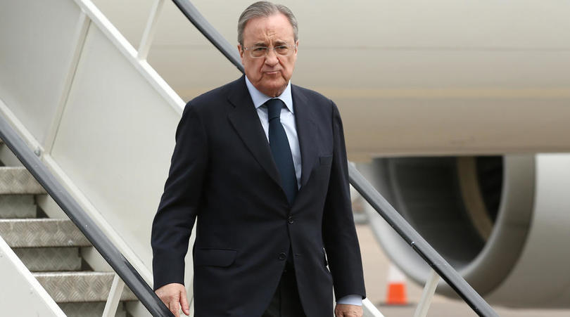 Real Madrid president Florentino Perez