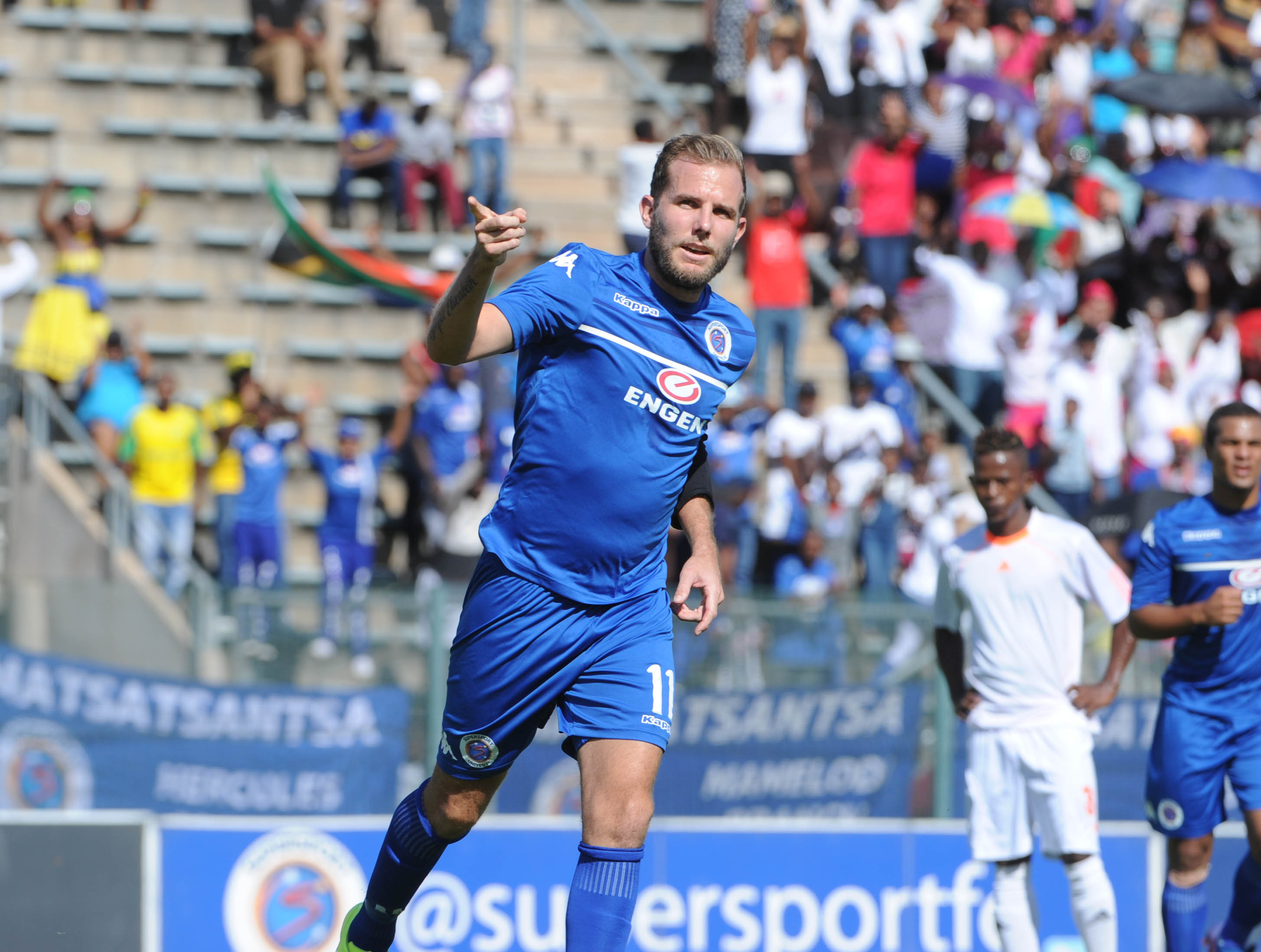 SuperSport United striker Jeremy Brockie