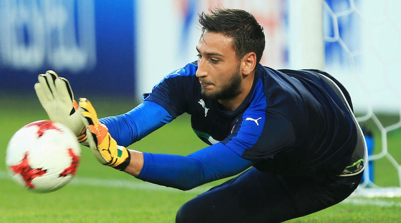 AC Milan goalkeeper Gianluigi Donnarumma