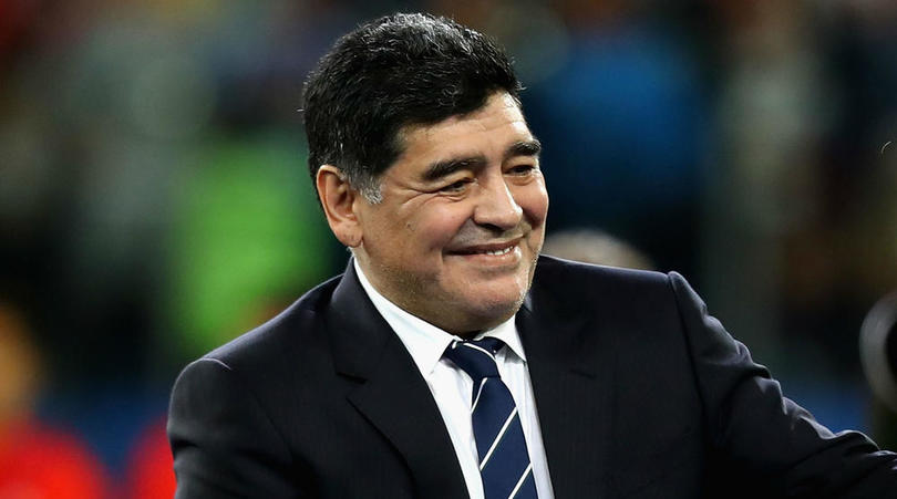 Argentine legend Diego Maradona