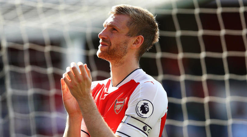 Arsenal captain Per Mertesacker