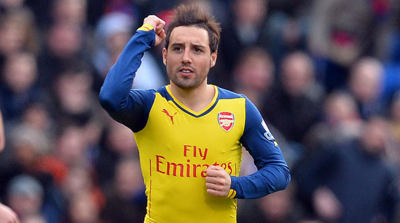 Arsenal midfielder Santi Cazorla