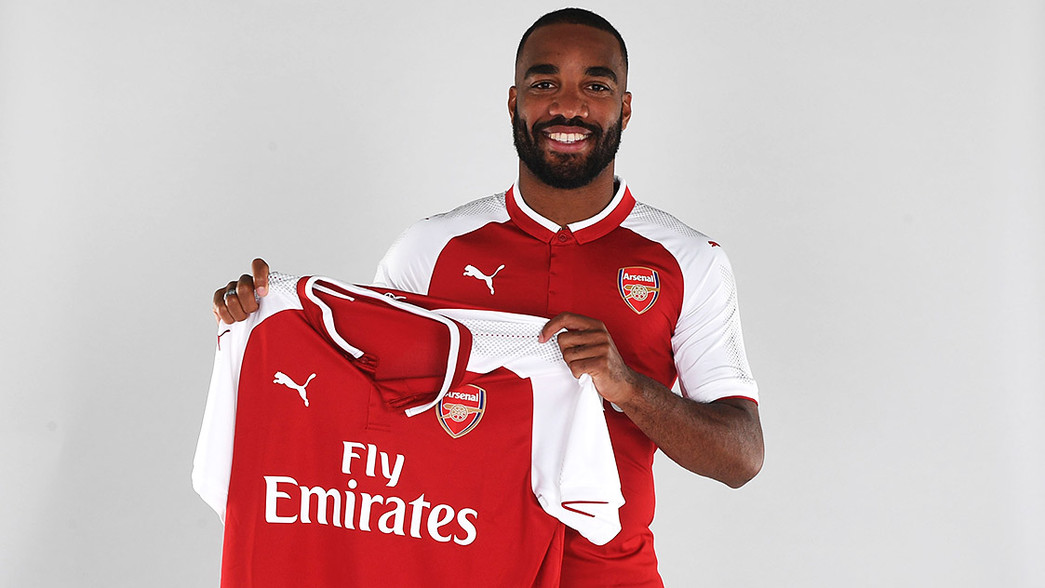 Arsenal's new signing Alexandre Lacazette