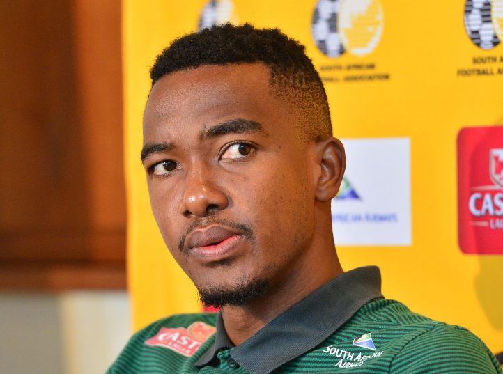 Bafana Bafana midfielder Lehlogonolo Masalesa