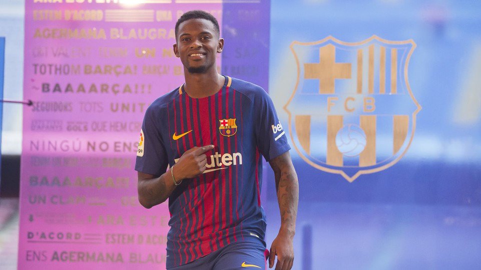 Barcelona's new signing Nelson Semedo