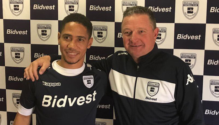 Bidvest Wits' Steven Pienaar and Gavin Hunt