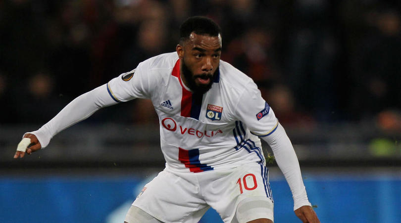 Lyon striker Alexandre Lacazette