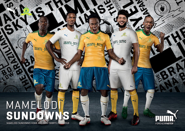 Mamelodi Sundowns new home / away kit for 2017-18