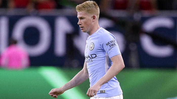 Man City midfielder Kevin De Bruyne