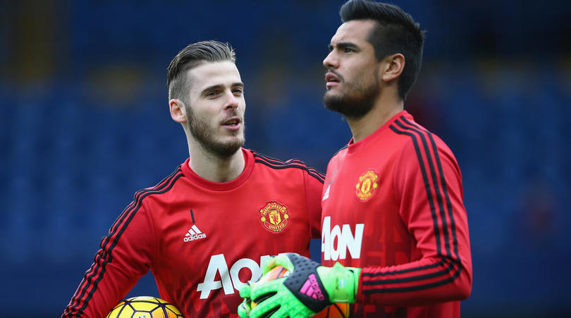 Manchester United duo David De Gea and Sergio Romero