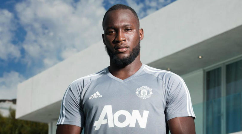 Manchester United's new signing Romelu Lukaku