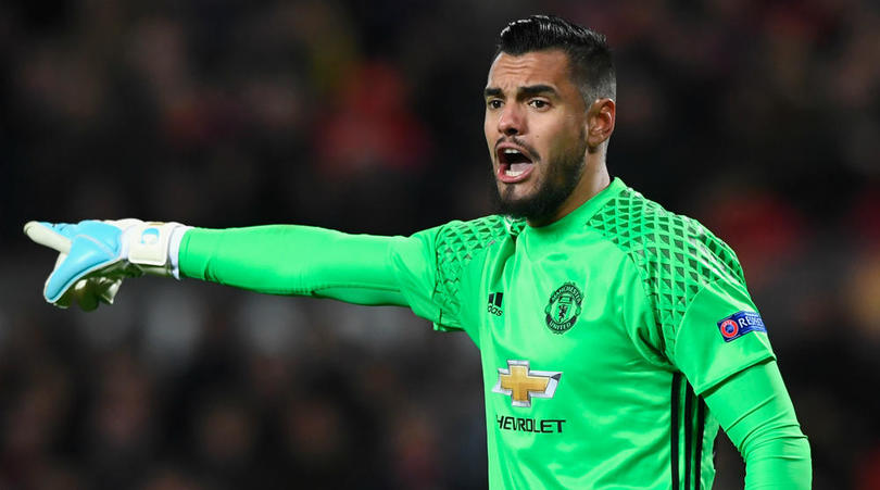 Manchester goalkeeper Sergio Romero