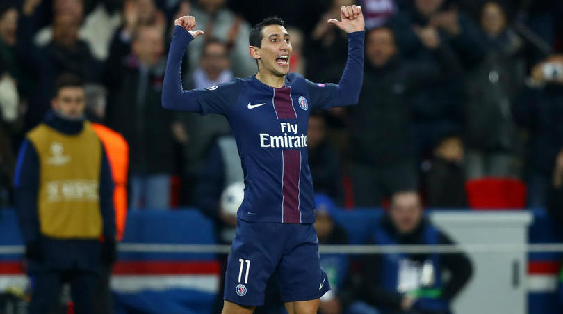 Paris Saint-Germain forward Angel Di Maria