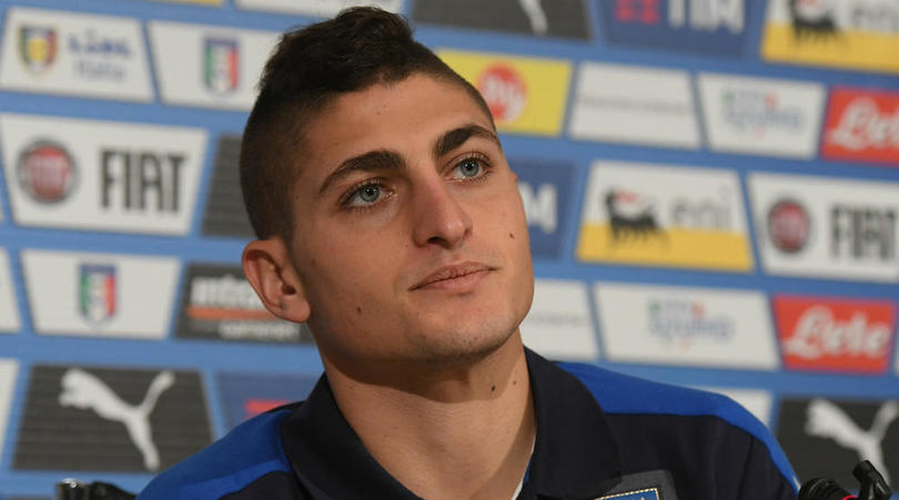 Paris Saint-Germain midfielder Marco Verratti