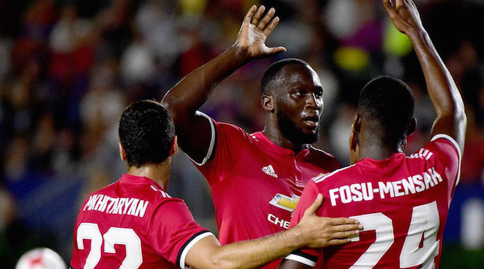 Manchester United striker Romelu Lukaku