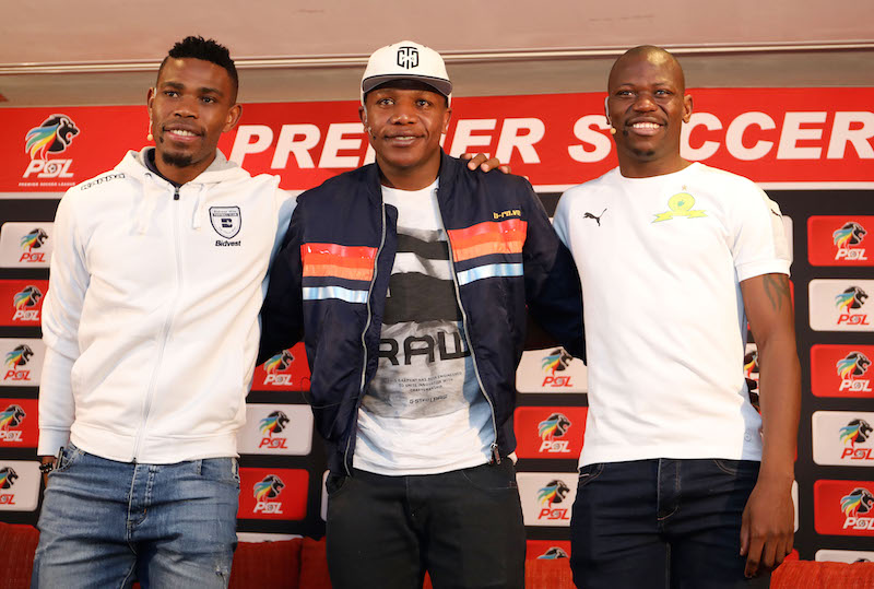 Thulani Hlatswayo, Lebogang Manyama and Hlompho Kekana