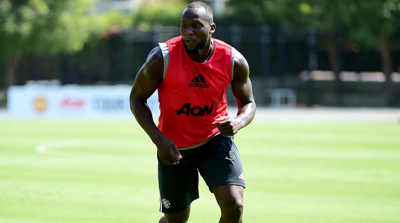 Manchester United's new signing Romelu Lukaku