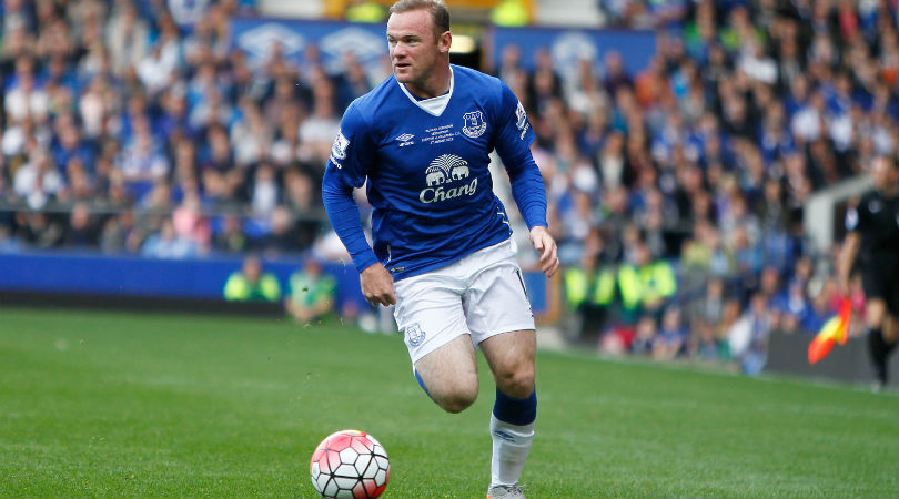 Everton striker Wayne Rooney