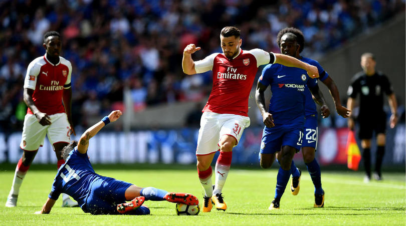 Arsenal defender Sead Kolasinac